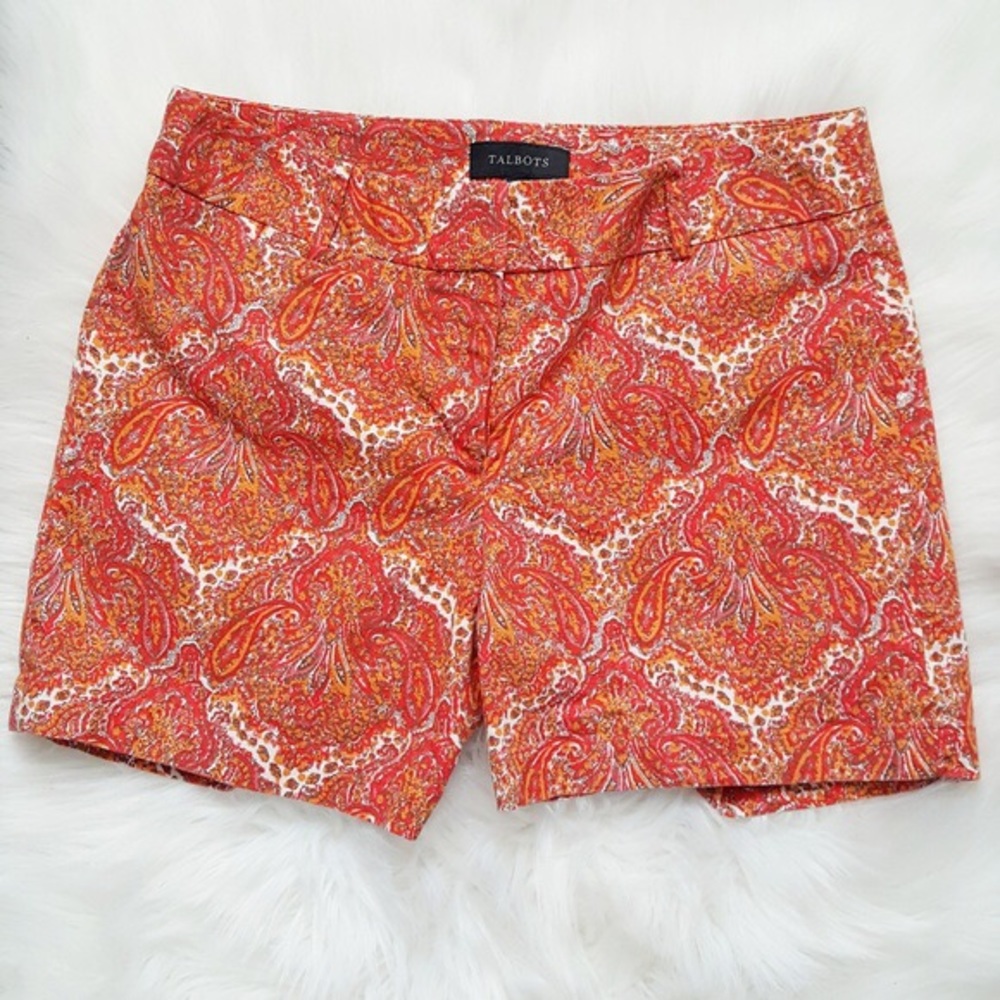 Patterned Paisley Shorts